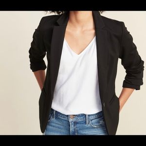 Old Navy XL Classic Ponte-Knit Black Blazer